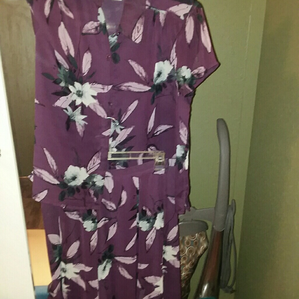 Skirt and blouse